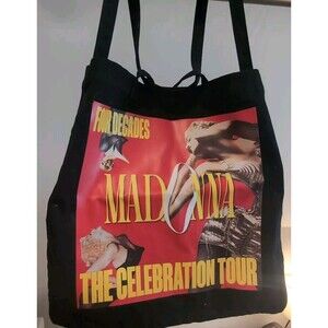 Madonna Celebration Tour Tote Bag RARE 100% Organic Cotton FREE SHIPPING 2023
